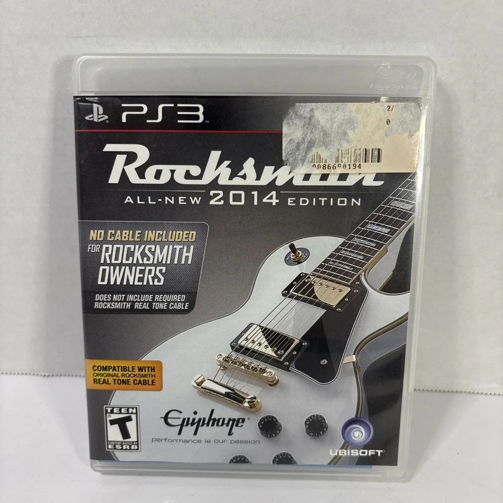 Rocksmith All-New 2014 Edition Sony PlayStation 3 PS3 Complete CIB Tested